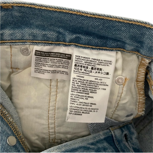 NWT, LEVI'S, 501 HIGH-WAISTED CUTOFF SHORTS - 27 - Picture 8 of 9